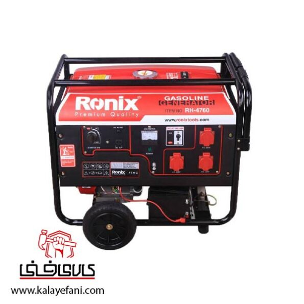 موتور برق (ژنراتور) رونیکس 6000 وات مدل RH-4760