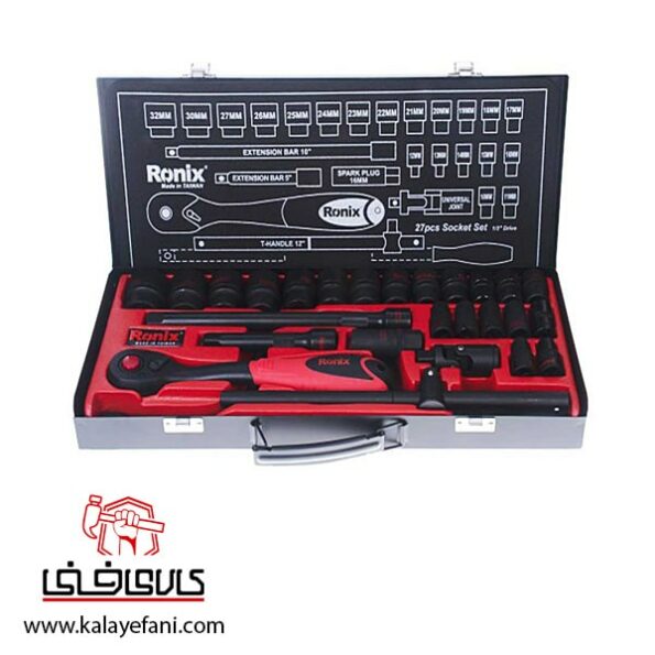 Ronix RH-2627 Ratchet Wrench And Screwdriver 27 Pcs