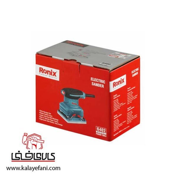 سنباده لرزان مشتی رونیکس 110x100 میلی متر مدل 6402