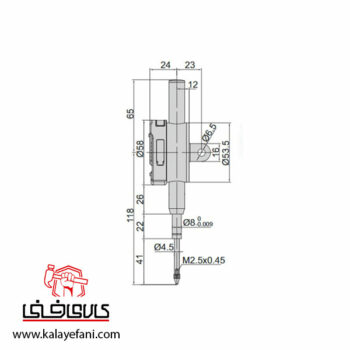 ساعت اندیکاتور دیجیتال اینسایز 25.4 میلی متری مدل 251-2112