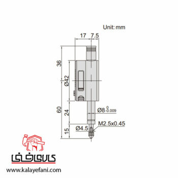 ساعت اندیکاتور دیجیتال اینسایز 5 میلی‌متر مدل 2114-5F