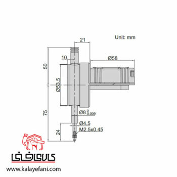 ساعت اندیکاتور دیجیتال اینسایز 12.7 میلی‌متر مدل 10-2118