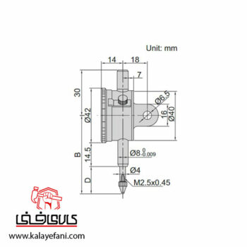 ساعت اندیکاتور اینسایز ساعتی 3 - 0 میلی‌متر مدل 3-2311