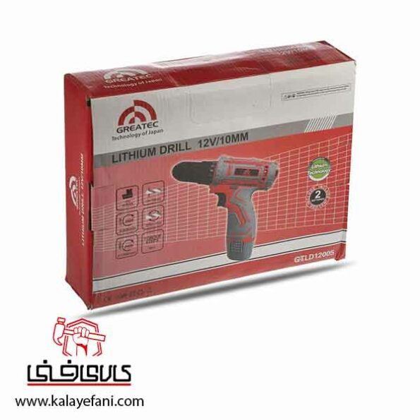 دریل شارژی گریتک مدل GTLD-12005