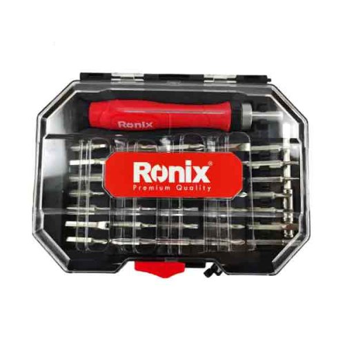 مجموعه سری پیچ گوشتی ساعتی رونیکس 37 عددی مدل RH-2719