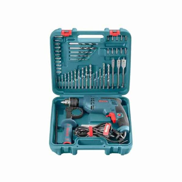 کیت دریل چکشی رونیکس مدل RS-0006 و 52 پارچه با توان 750 وات و 13 میلی متری
