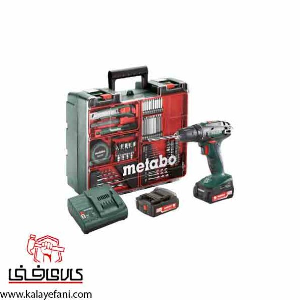 قیمت مناسب کیت دریل شارژی متابو مدل BS 14.4 set
