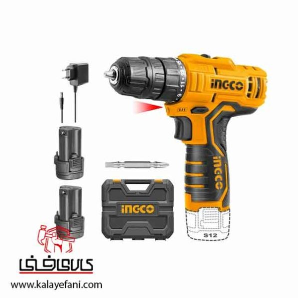 دریل پیچ گوشتی شارژی اینکو مدل CDLI12208 دو سرعته