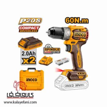 دریل شارژی اینکو مدل CDLI20602 براشلس
