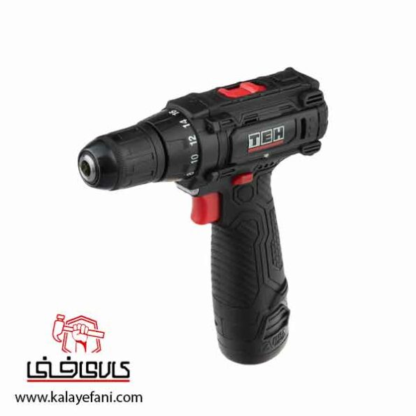 دریل پیچ گوشتی شارژی تی ای اچ (TEH) مدل TDLI212 توان 12 ولت