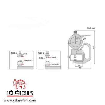 ضخامت سنج اینسایز مدل 10-2364