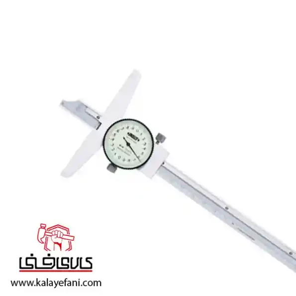 کولیس عمق سنج اینسایز ساعتی 200-1340 عقربه ای ساعتی استنلس استیل