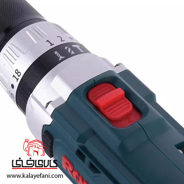 کیت دریل شارژی رونیکس RS-8620 با گیربکس دو سرعته