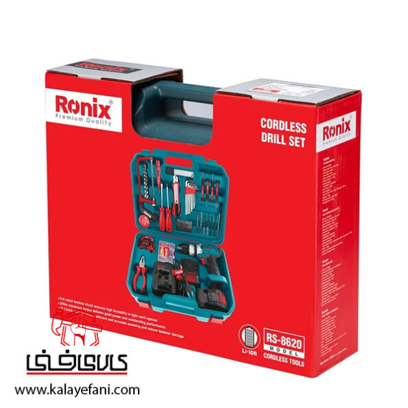 کیت دریل شارژی رونیکس RS-8620